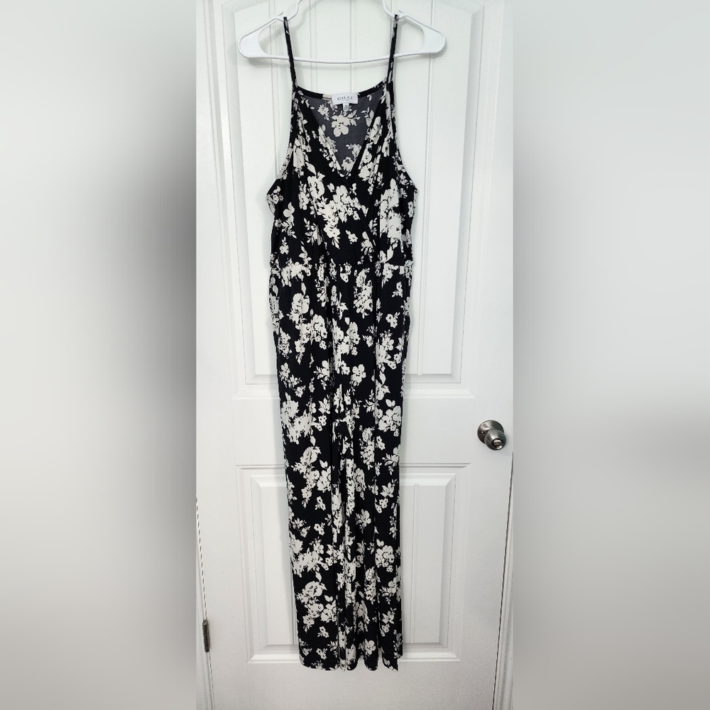 Gilli Echo Floral Jumpsuit, Size 2X - Picture 2 of 4